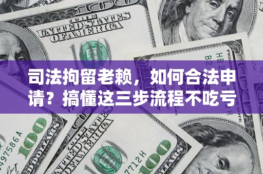 北京司法拘留老赖，如何合法申请？搞懂这三步流程不吃亏！