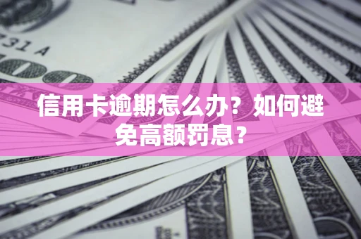 北京信用卡逾期怎么办？如何避免高额罚息？