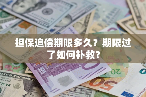 北京担保追偿期限多久？期限过了如何补救？