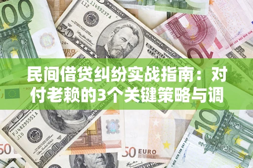 北京民间借贷纠纷实战指南：对付老赖的3个关键策略与调解盲区解析