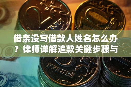 北京借条没写借款人姓名怎么办？律师详解追款关键步骤与证据链构建
