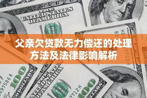 北京父亲欠贷款无力偿还的处理方法及法律影响解析