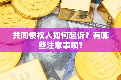 北京共同债权人如何起诉？有哪些注意事项？