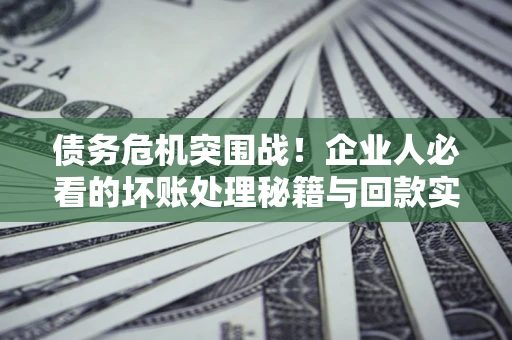 北京债务危机突围战！企业人必看的坏账处理秘籍与回款实战指南