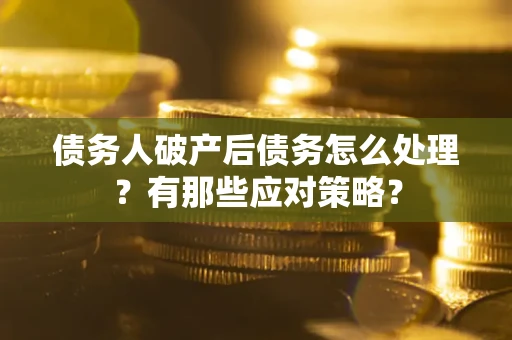 北京债务人破产后债务怎么处理？有那些应对策略？
